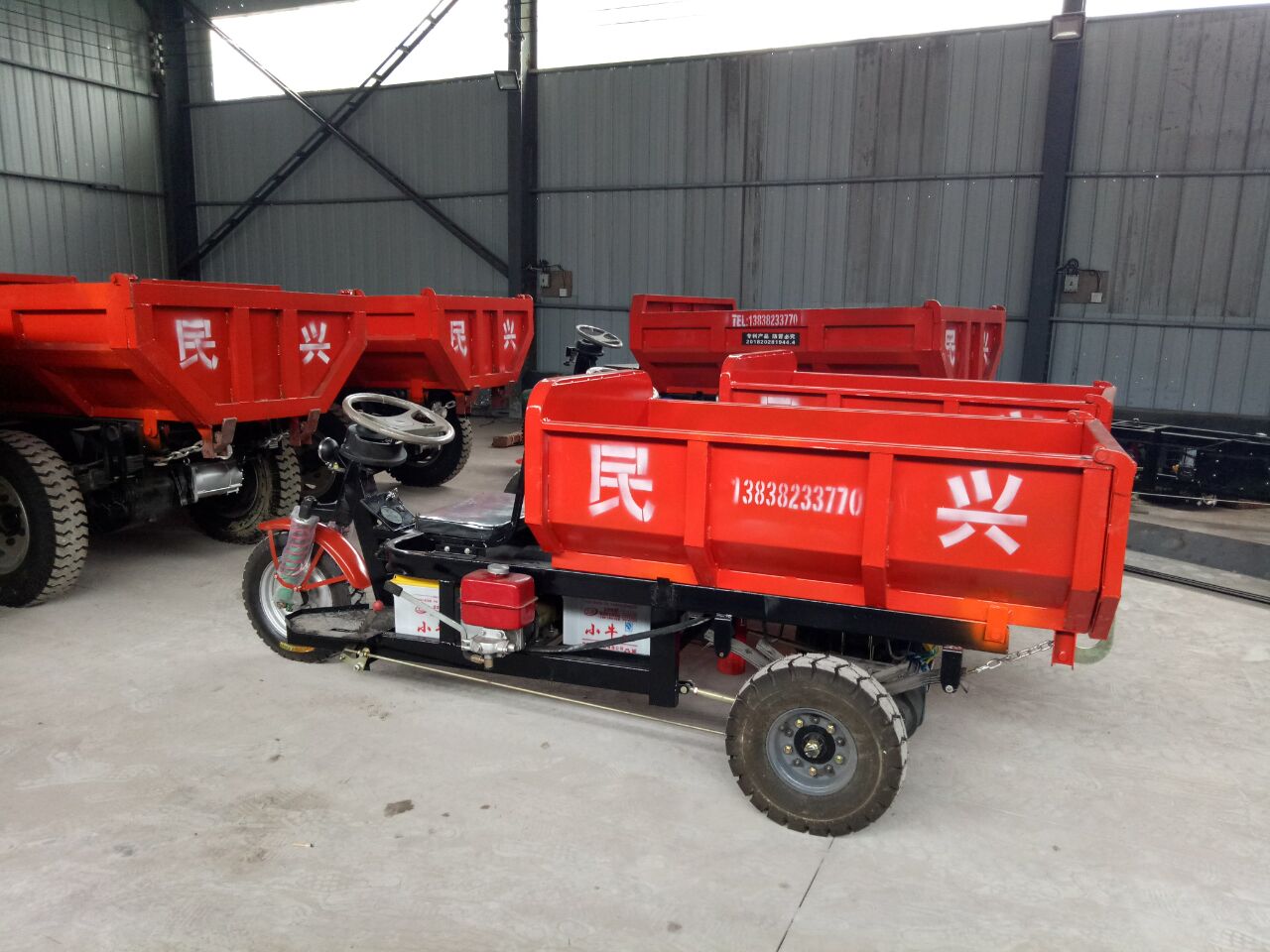 小型電動礦(kuàng)用三(sān)輪車